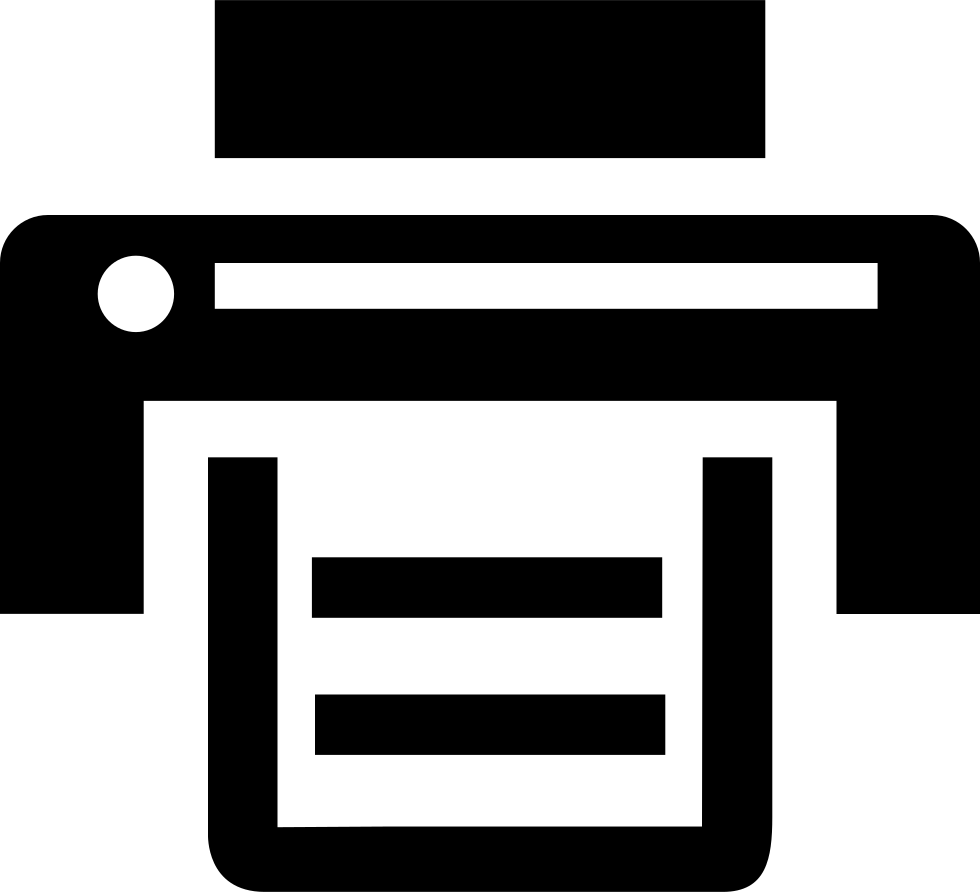 Png File - Icono De Impresora Vector (980x892), Png Download