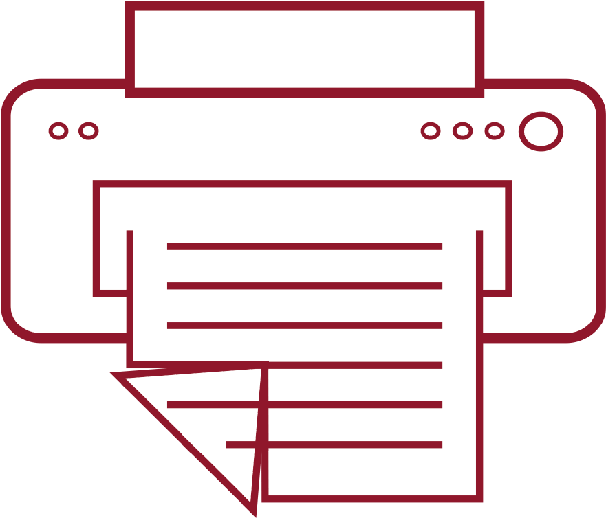 Printer-icon - Diagram (1000x1000), Png Download