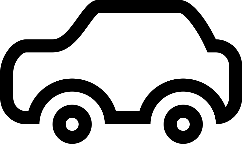 Transport Car Outline Svg Png Icon Free Download - Transport (981x584), Png Download