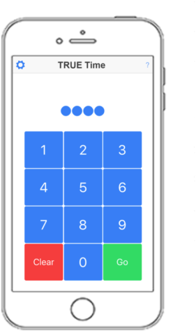 Download True Time Clock App - Clock - Full Size PNG Image - PNGkit