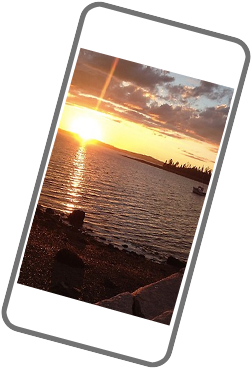 Outline Of A Mobile Phone - Samsung Galaxy (344x400), Png Download