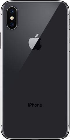 Iphone X/ Xs - Iphone X 256gb Black (500x500), Png Download
