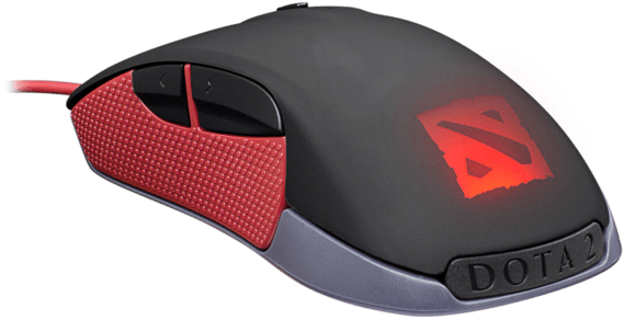 Steelseries Introduces The Steelseries Rival Dota 2 - Steelseries Rival Dota 2 Mouse (1000x575), Png Download