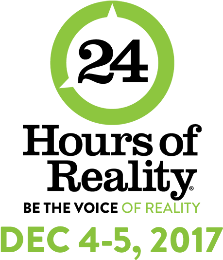 Create The World's Largest Social Broadcast On The - 24 Hours Of Reality (600x600), Png Download