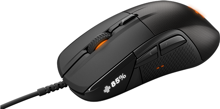What's The Main Thing You Look At While Pc Gaming Besides - Steel Series Gaming Mouse - Rival 700 - Black (pc) (800x370), Png Download