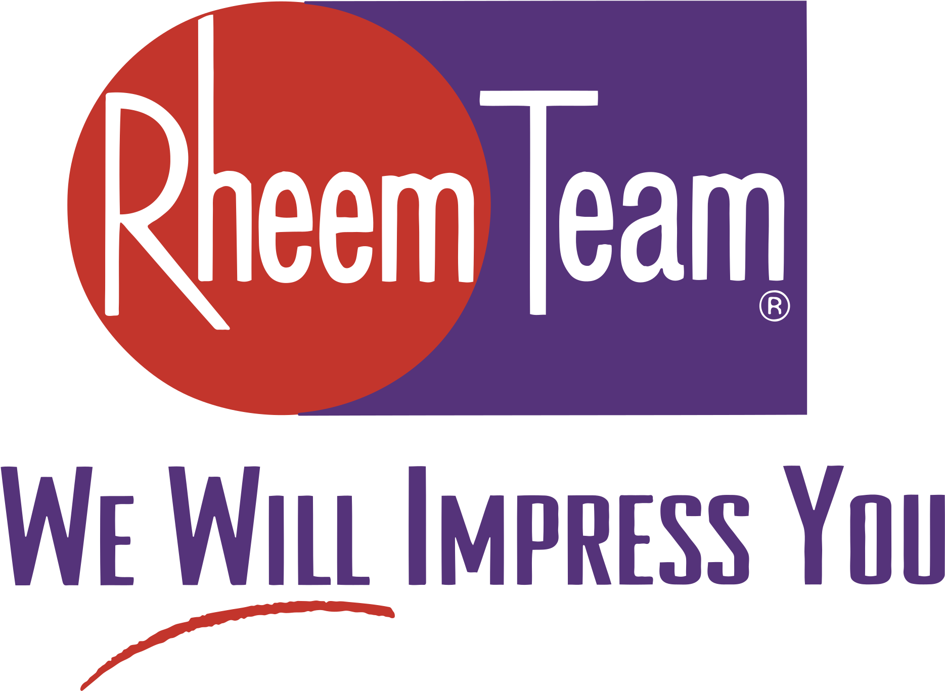 Rheem Team Logo Png Transparent - Rheem We Will Impress You (2400x2400), Png Download