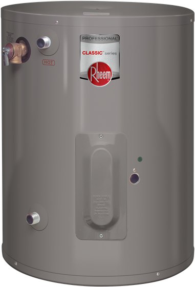 Rheem 10 Gallon Point Of Use Hot Water Heater - Rheem 15 Gallon Electric Water Heater (445x600), Png Download