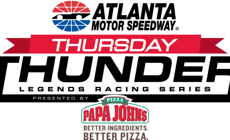 Event Schedule For Papa John's Thursday Thunder Championship - Thursday Thunder At Atlanta Motor Speedway (770x470), Png Download