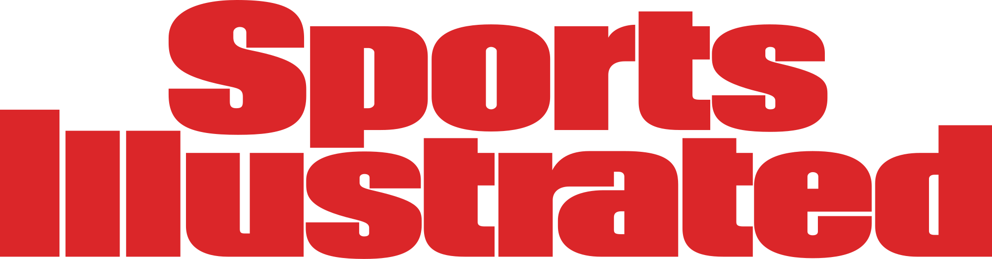 Open - Sports Illustrated Magazine Title (2000x522), Png Download