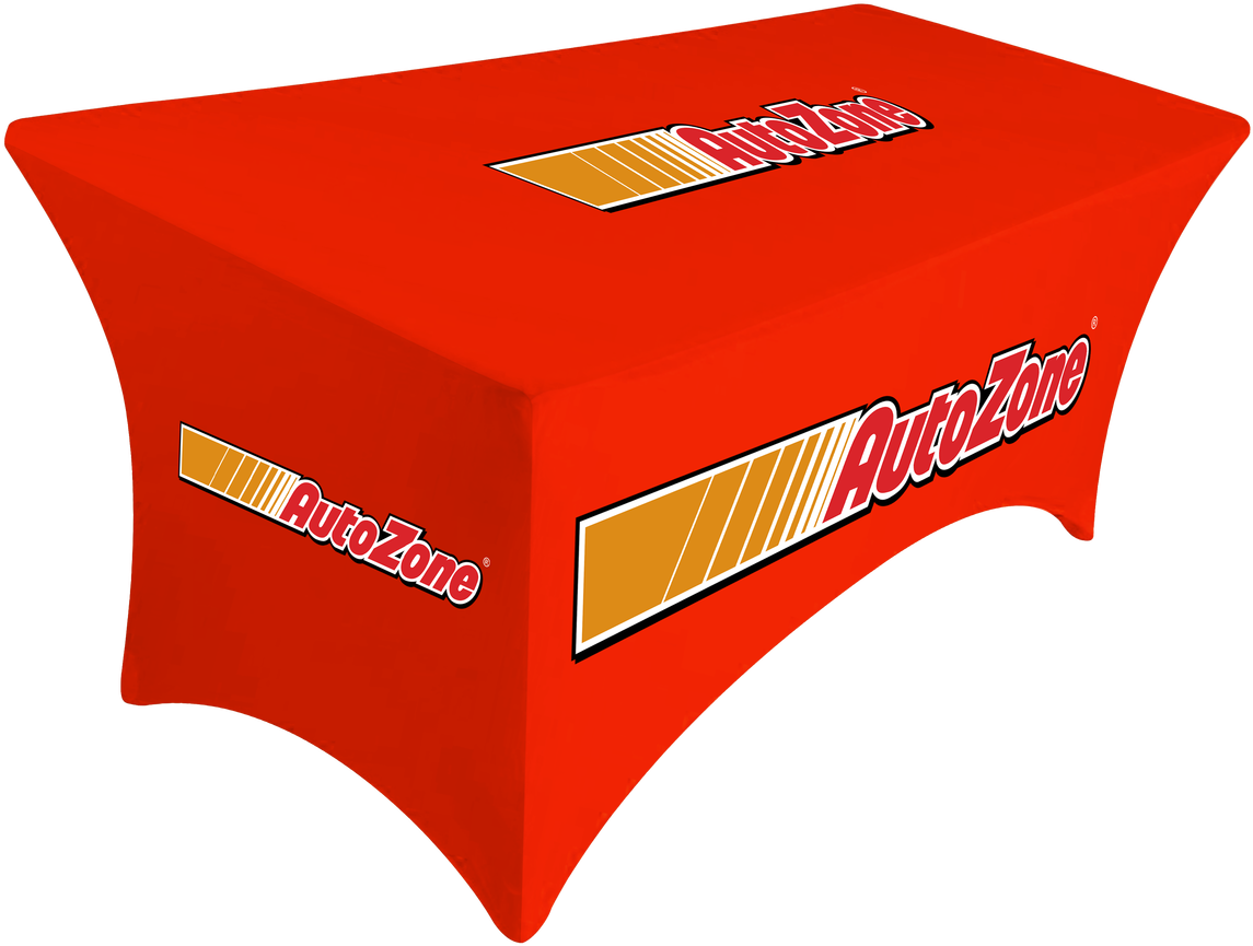 Autozone Stretch Table Cloth Red - Sprint Stretch Tablecloth Black (500x500), Png Download