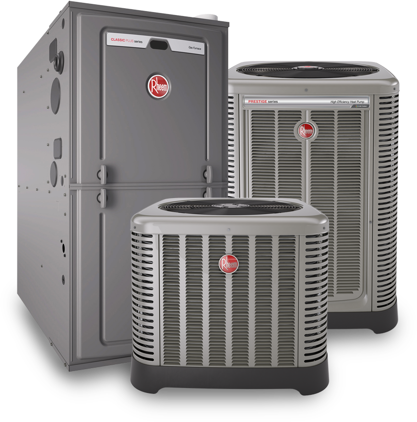 The New Degree Of Comfort - Rheem 95% Afue 112,000 Btu Multi-position Gas Furnace (1000x1000), Png Download