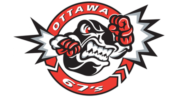 67's' Ryan Martindale Signs With Edmonton Oilers - Ottawa 67's Logo Png (567x330), Png Download