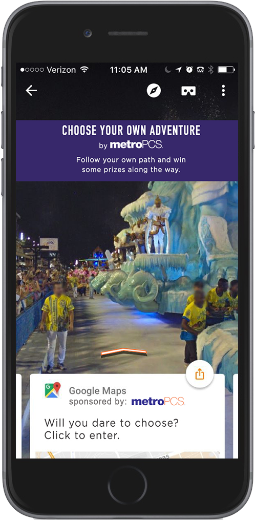 Googlestreetview Frame01 - Iphone (611x1161), Png Download