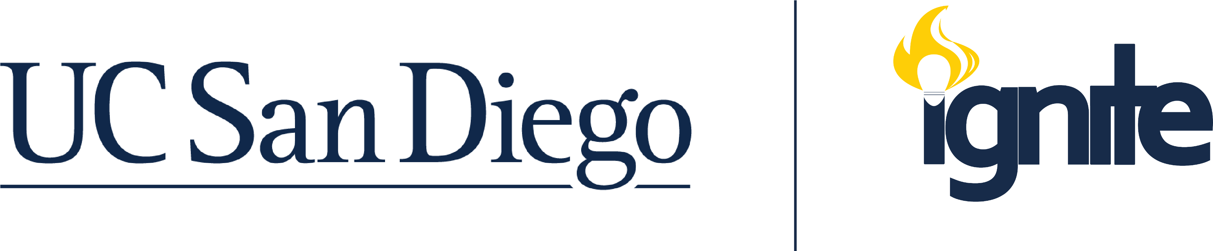 About Ignite - Uc San Diego Health (3909x804), Png Download