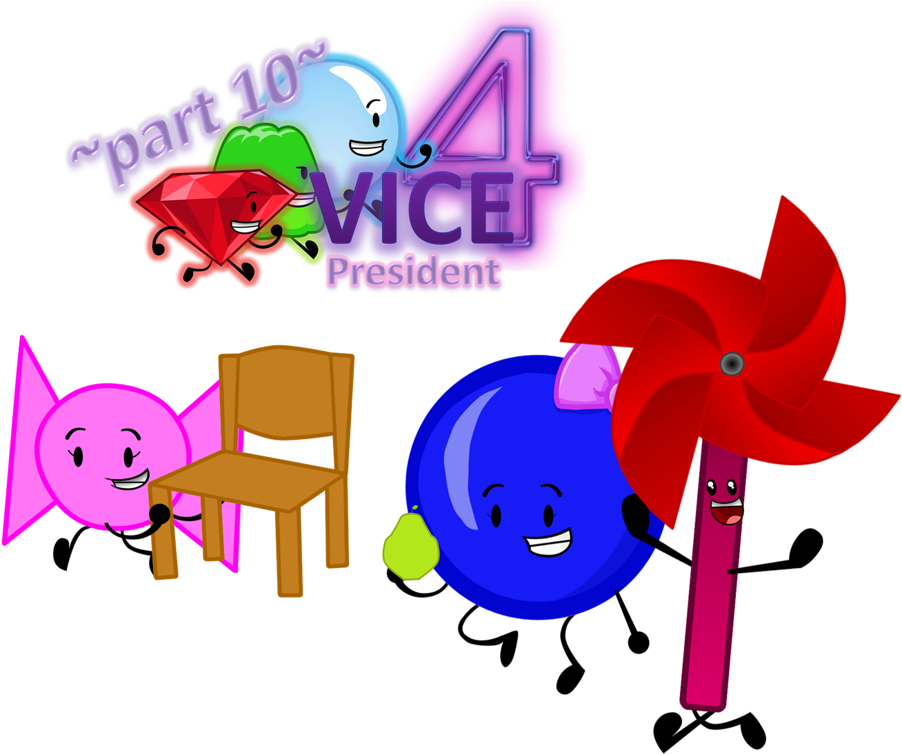 Part 10 Logo - Running For Vice President Object (1359x1171), Png Download