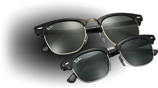 Clv Sep Clubmaster-j - Clubmaster Oversized Vs Clubmaster (660x294), Png Download