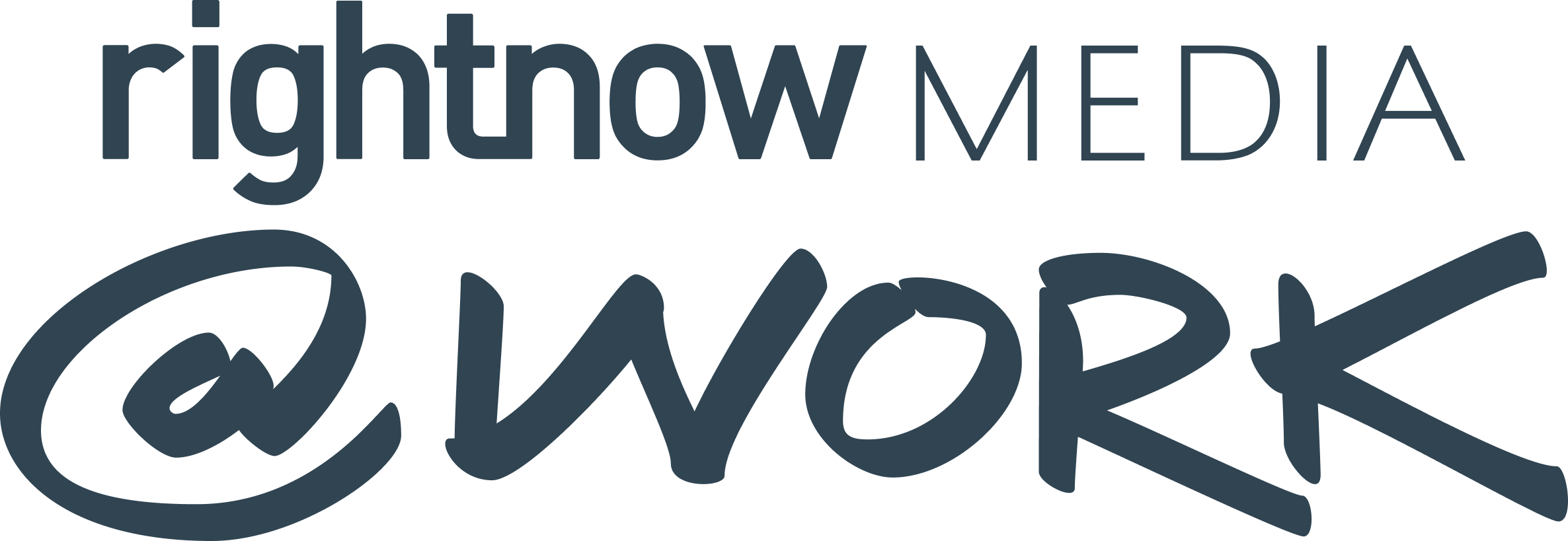 Logo - Right Now Media (2372x819), Png Download