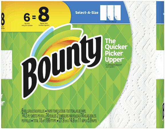 50 For Bounty® Paper Towels Or Napkins - Bounty Select A Size (600x600), Png Download