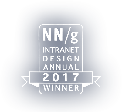 2017 Nng Intranet Design Annual Winner - Graphic Design (402x370), Png Download