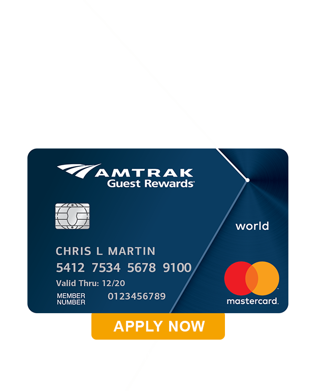 Amtrak Guest Rewards World Mastercard - Amtrak (644x769), Png Download