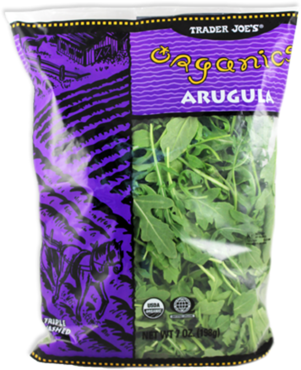 32591 Organic Arugula450 - Trader Joe's Arugula (645x800), Png Download
