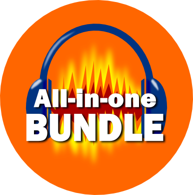 Audacity Course Bundle - Audacity (386x389), Png Download