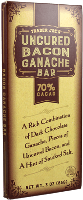 Review And Free Giveaway - Trader Joe's Bacon Chocolate (355x416), Png Download