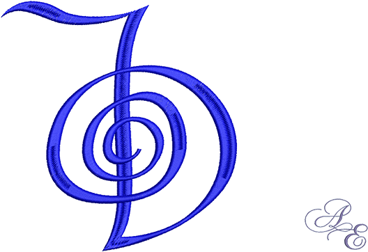 A Slightly Stylized Version Of The Reiki Symbol Cho - Cho Ku Rei Reiki Symbols (722x361), Png Download
