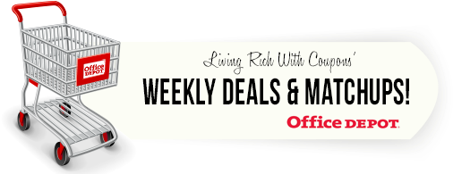 Office Depot Coupon Match Ups - Office Depot Presentation Ring Binder A4 4d 60mm Capacity (600x201), Png Download
