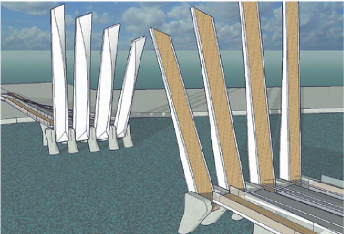 Te Wero Bridge Competition In Auckland, New Zealand - Plywood (1291x540), Png Download