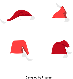 Vector Christmas Hats, Christmas Hats, Red, Vector - Christmas Day (360x360), Png Download