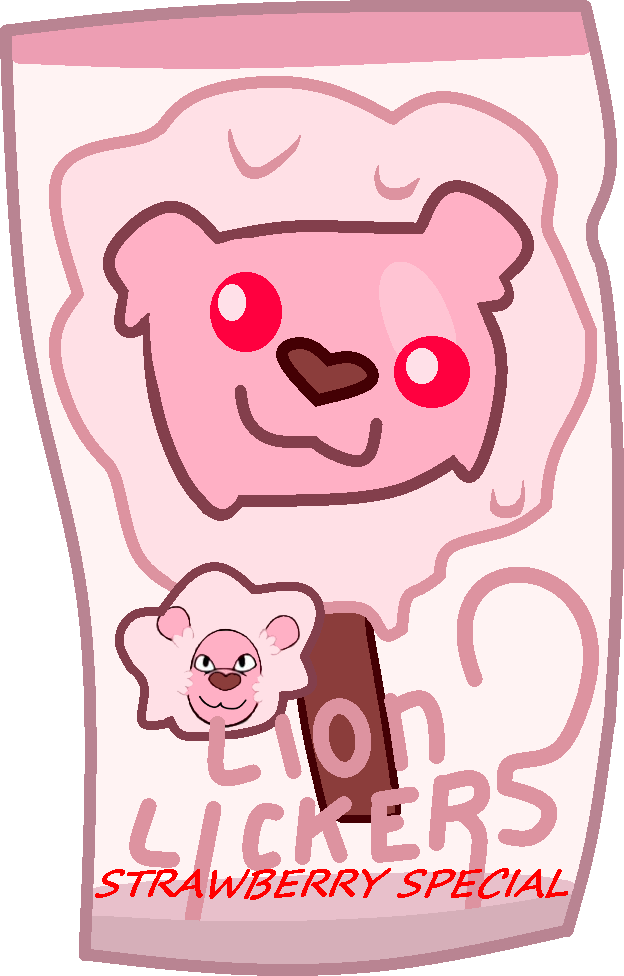 Lion Lickers Strawberry Special - Steven Universe Cookie Cat Lion Lickers (624x976), Png Download