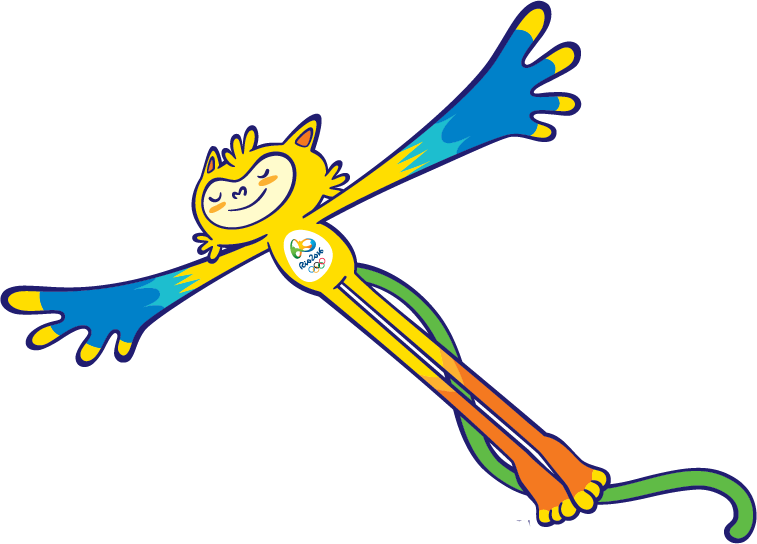 Clipart Royalty Free Library Brazil Ferrebeekeeper - Rio 2016 Mascot Png (757x544), Png Download