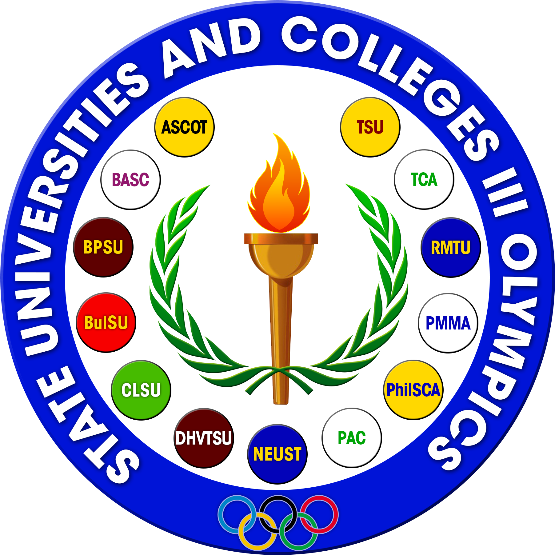 State Universities And Colleges Region Iii Olympics - State Universities And Colleges (1875x1875), Png Download