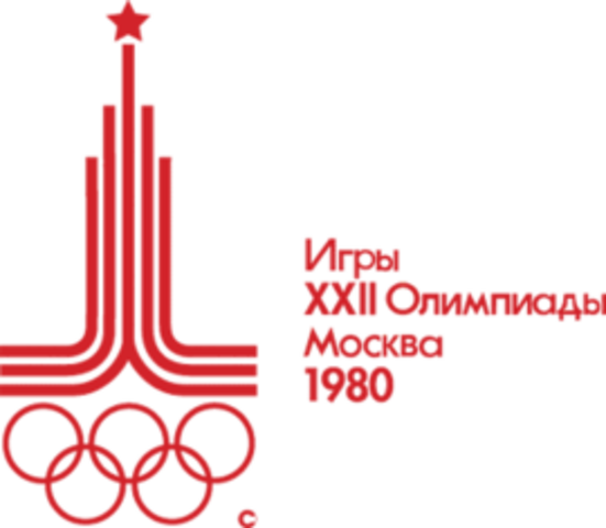 Opening Ceremony For Moscow Summer Olympics - 1980 Moscow Olympics Logo (551x480), Png Download
