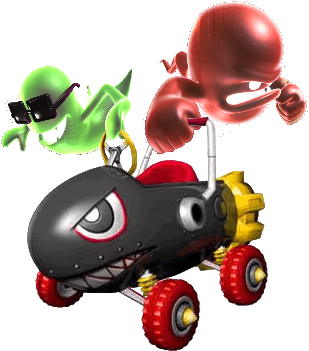 Mktr Sunglasses Ghost And Angry Ghost - Luigi's Mansion 2 - Nintendo 3ds (371x397), Png Download