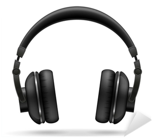 Acoustic Headphones Vector Illustration Sticker • Pixers® - Pioneer Dj Headphone Vector (400x400), Png Download