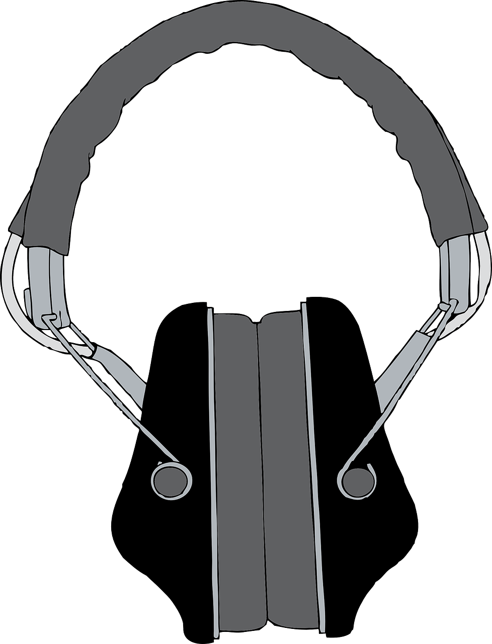 Vector Graphics, - Headphones Clip Art (978x1280), Png Download