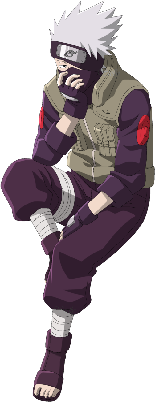 Kakashi Png Image - Kakashi Png (592x1349), Png Download