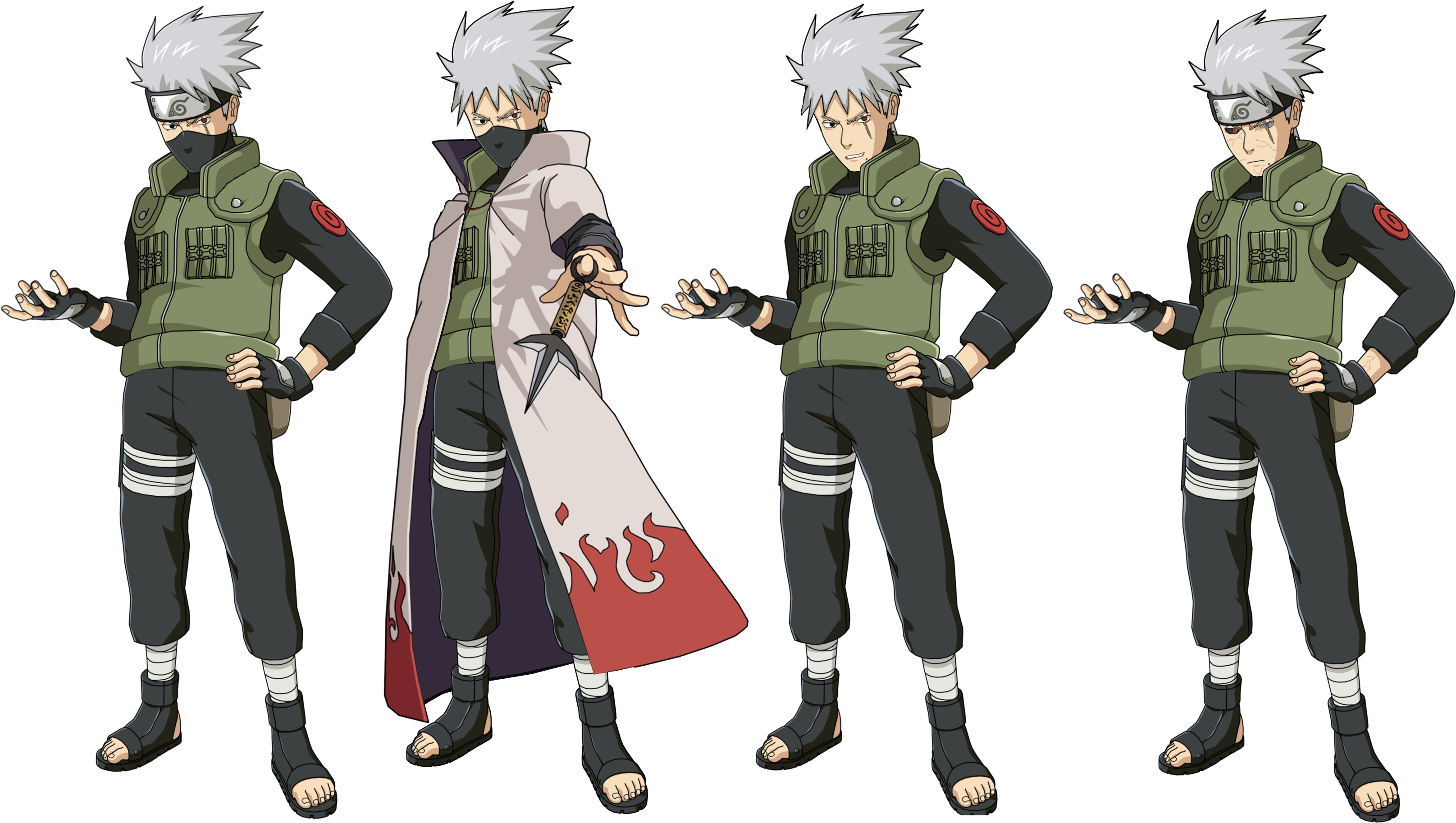Bl Kakashi - Kakash Evolution (3259x1869), Png Download
