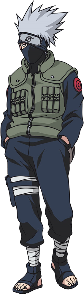 Clash Of Ninja/characters/kakashi Hatake Strategywiki, - King Of The Hill Naruto (400x1000), Png Download