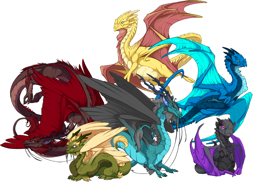 All Limited Dragons - Anime Dragons (809x582), Png Download