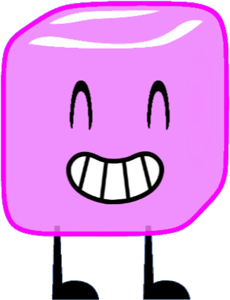 Image Pink Ice Png - Battle For Dream Island Pink (369x441), Png Download