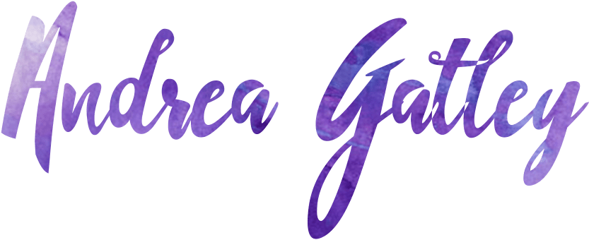 Andrea Gatley - Calligraphy (906x358), Png Download