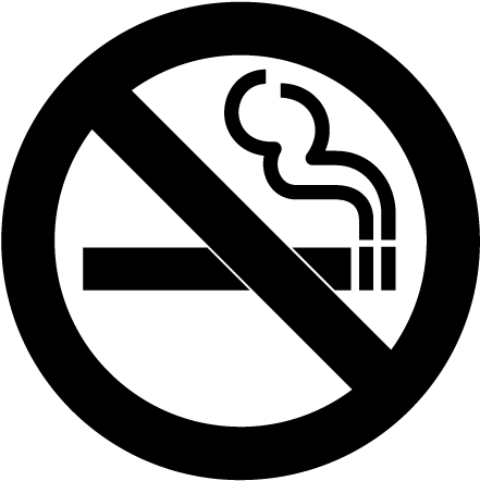 Aiga Nosmoking - No Smoking Png Black (884x883), Png Download