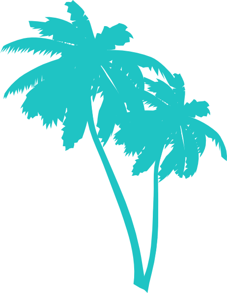 Palm Trees Clip Art - Purple Palm Tree Png (462x595), Png Download