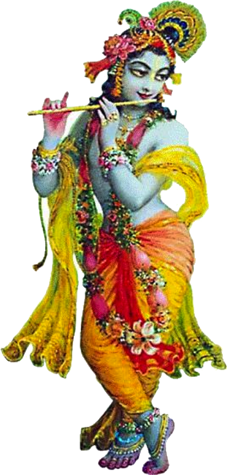 Lord Krishna Free Png Image - Lord Krishna Png (458x957), Png Download