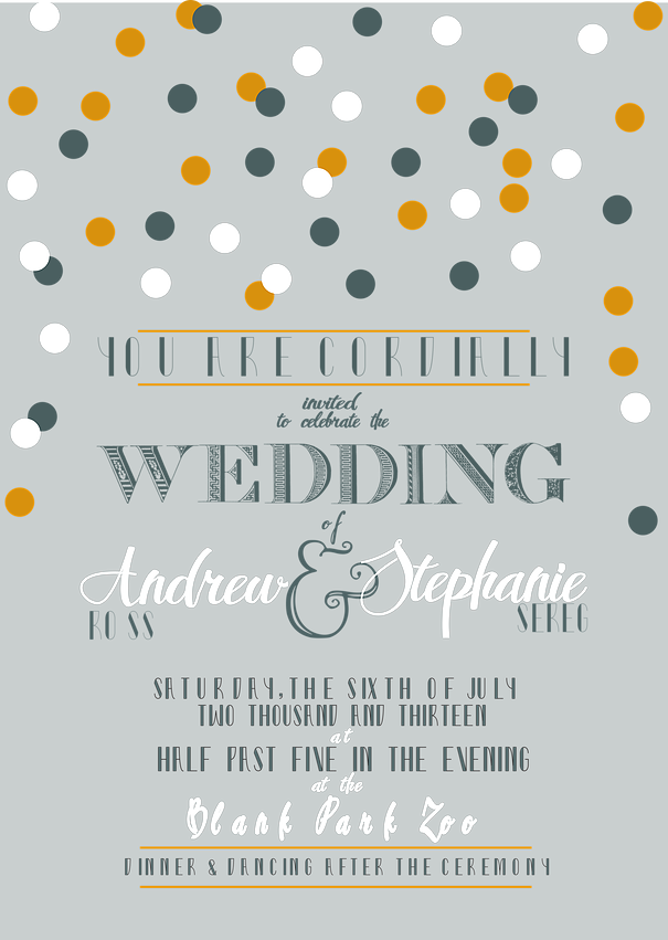 Yellow Blue Confetti Grey - Polka Dot (605x851), Png Download