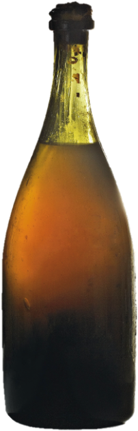 Ancient Bottle Of Wine (214x640), Png Download