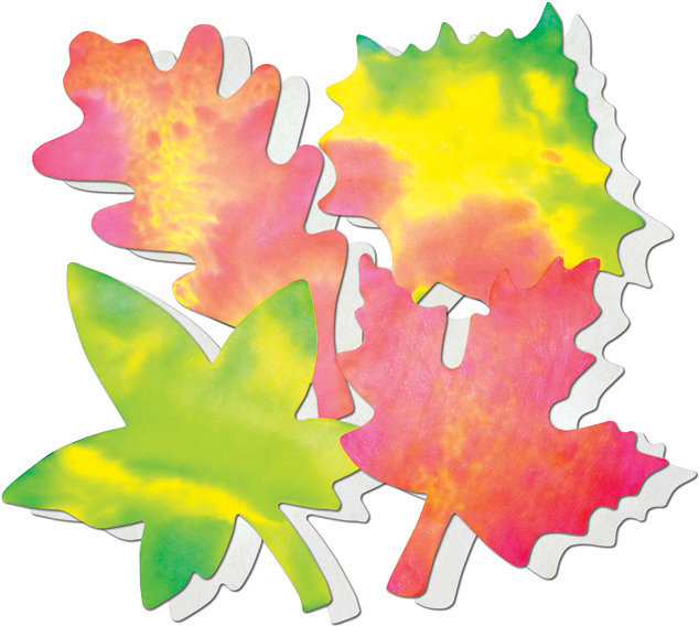 Roylco® Colour Diffusing Leaves - Listy Z Papíru (650x650), Png Download